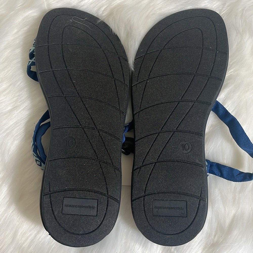 NWT Amazon Essentials Blue Patterned Strappy Wate… - image 6